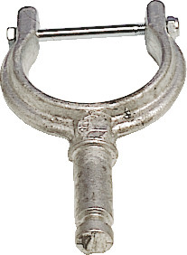 1852 regaffel aluminium 2 1/4' m/bolt