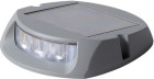 1852 Bryggelys/vegglys alu LED m/solcelle
