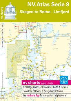 Kart kombi Atlas Serie 9 Skagen til Rm-Limfjord