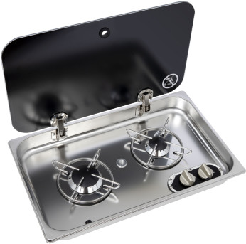 Stainless Steel Hob 2 gasskoketopp