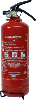 1852 Brannslukker m/holder 2 kg