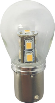 1852 LED pre BA15D m/kuppel 2-pk