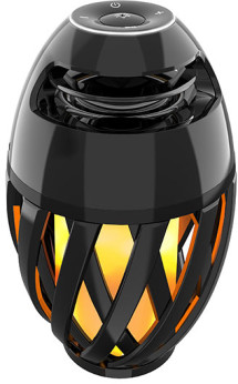 Flammelampe LED m/bluetooth hyttaler