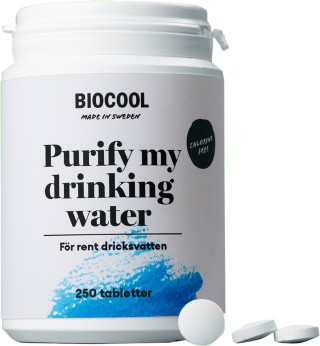 Biocool Purify my drinking water 250 tabletter