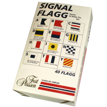 Signalflagg 40 stk. 55 x 40 cm