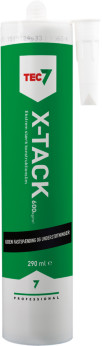 Tec7 X-Tack Kraftlim 310 ml, hvit