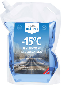Blåtind Spylervæske Vinter -15C 3 liter