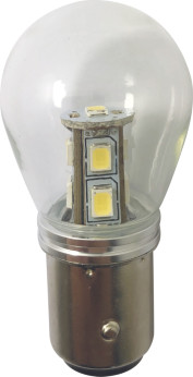 1852 LED pre BAY15D m/kuppel 2-pk