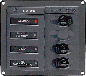 Bryter- sikringspanel 220V - BEP