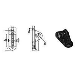 Ultraflex Gassdemperbrakett SP10 sort 6 mm