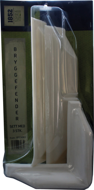 Bryggefender, sett med 3 stk.