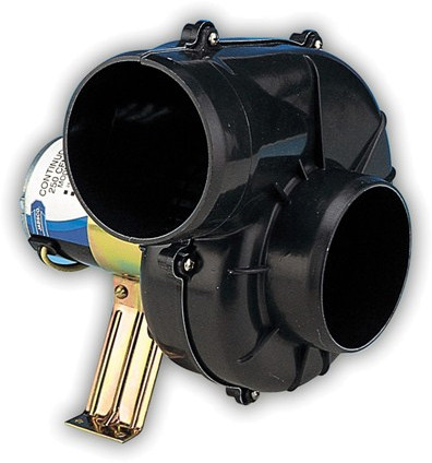 Utsugningsvifte Blower 4' 12V, Flexmount, CE