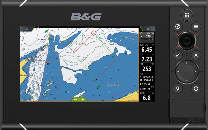B&G Zeus³ 7 kartplotter med verdenskart