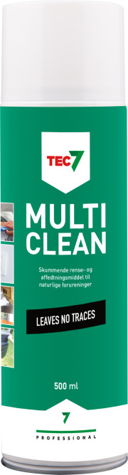 Tec7 Multiclean, skumspray for rask rengjring