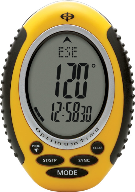 Optimum Klokke Time OS545 trener-/storbåtklokke gul