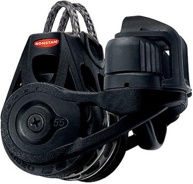 Ronstan Orbit 55 tikkeblokk trippel cleat, RF56331B