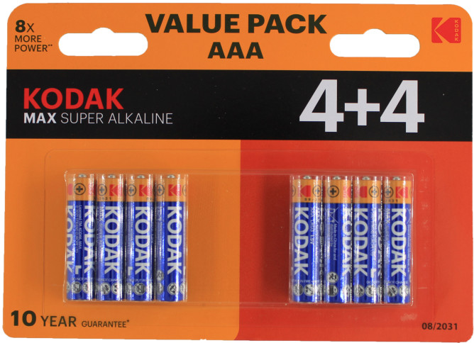 Kodak Alkalisk batteri AAA