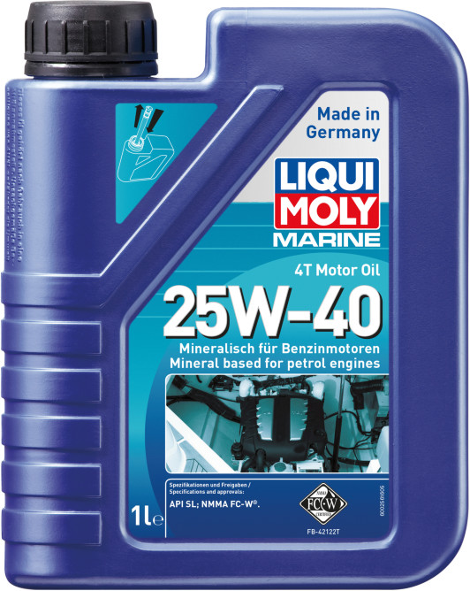 Liqui Moly Marine 4T Motorolje 25W-40