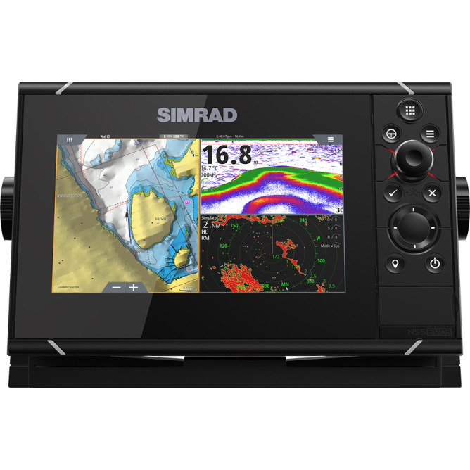Simrad NSS evo3 serie med enkelt verdenskart