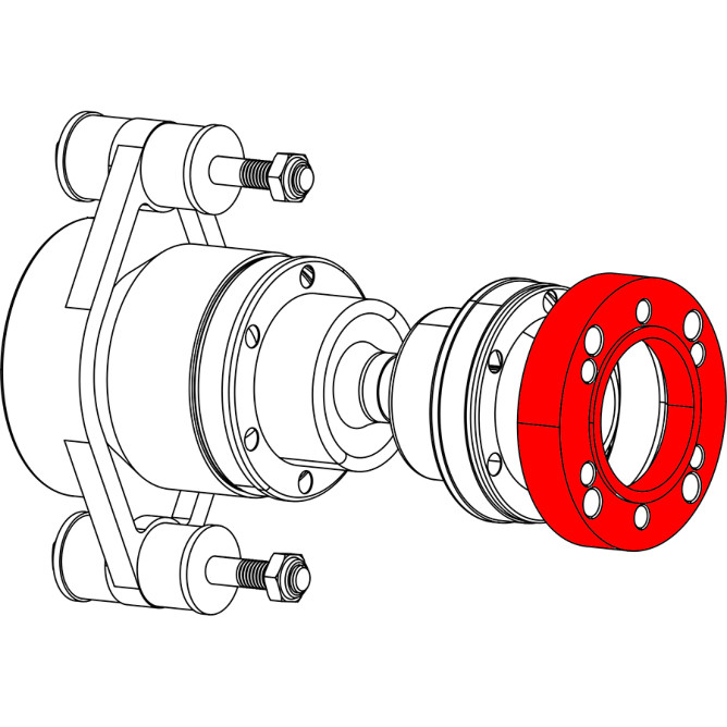 Mellomring/adapter til HD113