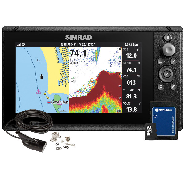 Simrad Cruise kartplotter m/Navionics kartbrikke